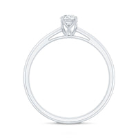 Lab Grown Diamond Solitaire Promise Ring For Women