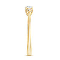 Lab Grown Diamond Solitaire Promise Ring For Women