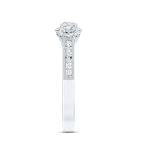 Certified Lab Grown Diamond Three Stone Engagement Ring