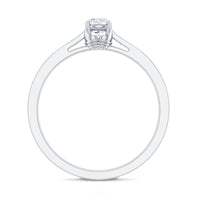 Certified Lab Grown Diamond Minimalistic Engagement Ring