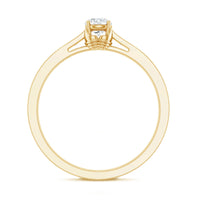 Certified Lab Grown Diamond Minimalistic Engagement Ring