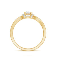 Certified Lab Grown Diamond Minimalist Engagement Ring