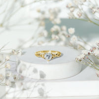 Certified Lab Grown Diamond 5 MM Heart Promise Ring