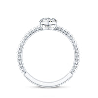 Certified 5 MM Heart Lab Grown Diamond Solitaire Promise Ring