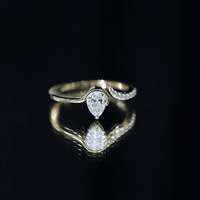 Certified Lab Grown Diamond Designer Promise Ring