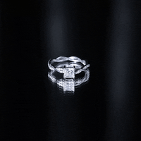 Certified Lab Grown Diamond 6MM Princess Cut Engagement Ring