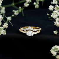 Certified 5X7 MM Lab Grown Diamond Engagement Ring Enhancer