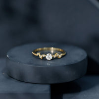 Certified Lab Grown Diamond Minimalist Promise Ring
