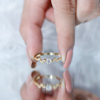 Certified Lab Grown Diamond Minimalist Promise Ring