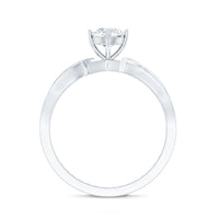 Certified Lab Grown Diamond 5 MM Infinity Engagement Ring