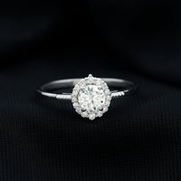 Classic Lab Grown Diamond Halo Engagement Ring