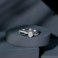 Certified Lab Grown Diamond 5X7 MM Pear Shaped Engagement Ring