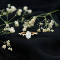 1.2 Carat Lab Grown Diamond Oval Solitaire Engagement Ring
