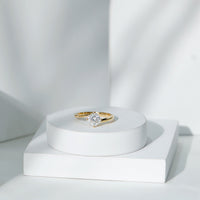 Certified 6 MM Cushion Lab Grown Diamond Solitaire Engagement Ring