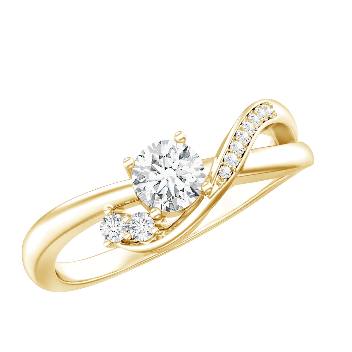 Certified 5 MM Lab Grown Diamond Proposal Ring For Women