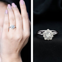 Lab Grown Diamond Nature Engagement Ring