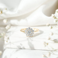 Lab Grown Diamond Nature Engagement Ring