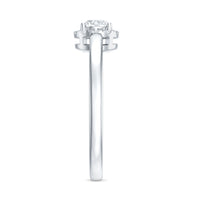 5 MM Certified Lab Grown Diamond Solitaire Promise Ring