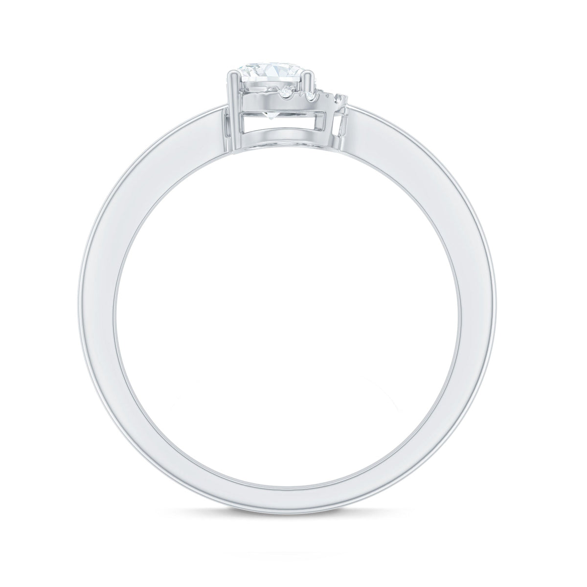 5 MM Certified Lab Grown Diamond Solitaire Promise Ring