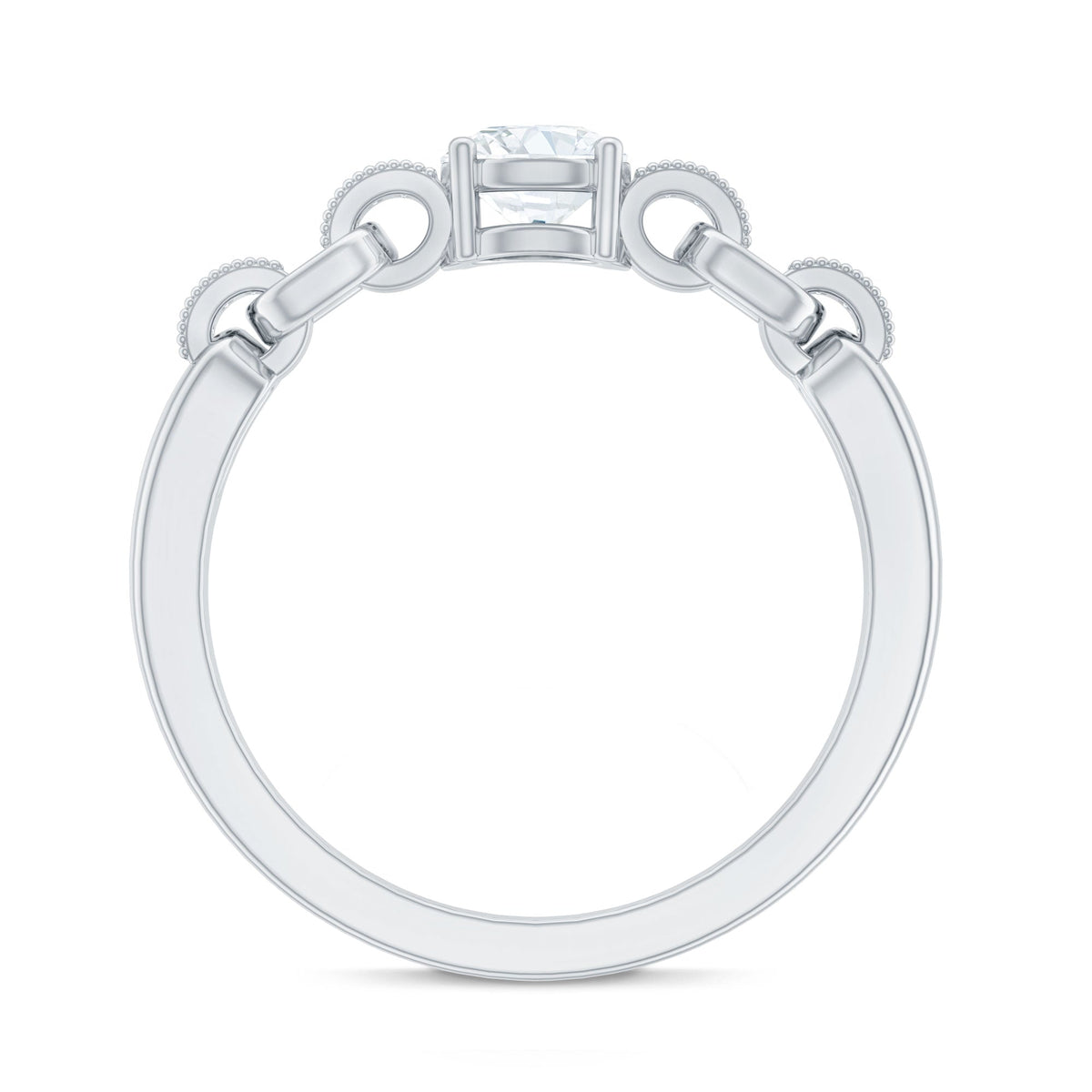 Certified 5 MM Lab Grown Diamond Promise Ring For Her