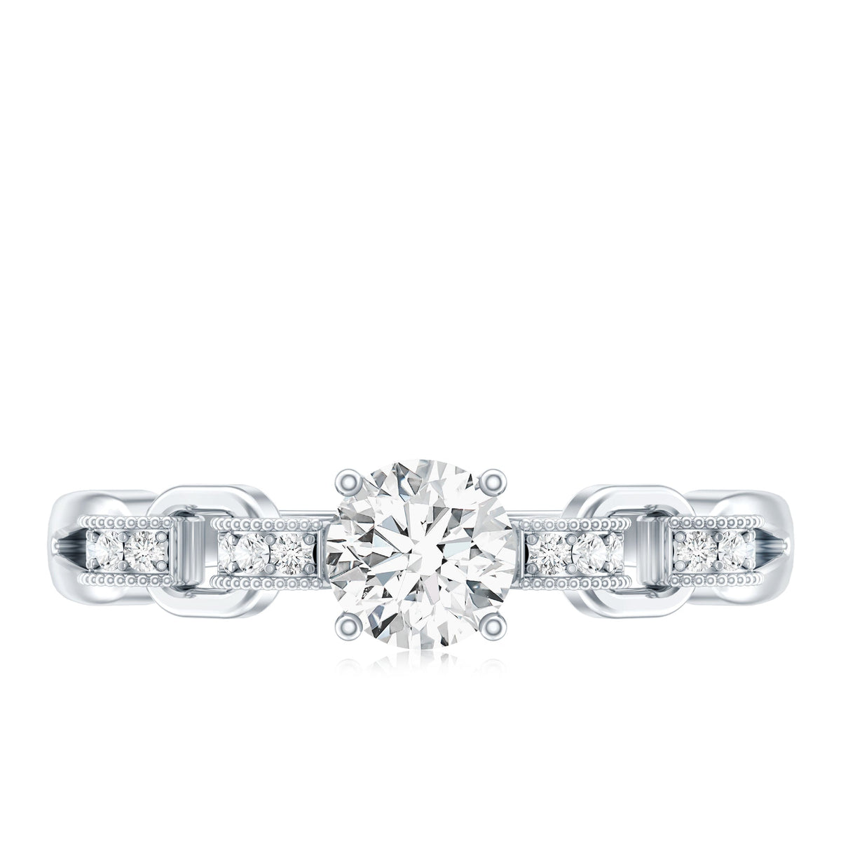 Certified 5 MM Lab Grown Diamond Promise Ring For Her