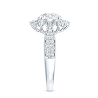 Certified 2 Carat Lab Grown Diamond Non Traditional Engagement Ring