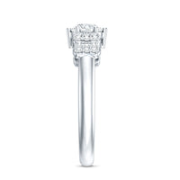 Certified Lab Grown Diamond Bow Engagement Ring