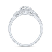 2 Carat Lab Grown Diamond Bypass Engagement Ring