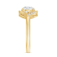 2 Carat Lab Grown Diamond Bypass Engagement Ring