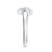 Certified Heart Shape Lab Grown Diamond Engagement Ring