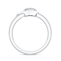 Certified Heart Shape Lab Grown Diamond Engagement Ring