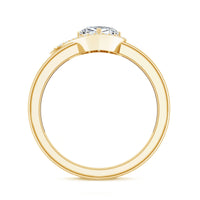 Certified Heart Shape Lab Grown Diamond Engagement Ring