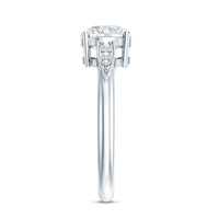 Certified Lab Grown Diamond 8MM Classic Engagement Ring