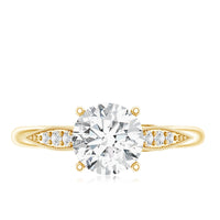 Certified Lab Grown Diamond 8MM Classic Engagement Ring