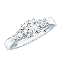 Certified 6 MM Lab Grown Diamond 4 Prong Engagement Ring