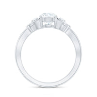 Certified 6 MM Lab Grown Diamond 4 Prong Engagement Ring