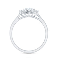 Certified Lab Grown Diamond Nature Engagement Ring