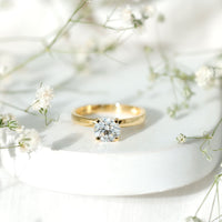 Lab Grown Diamond 1 Carat Engagement Ring For Women