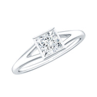 Certified Lab Grown Diamond 5 MM Solitaire Promise Ring