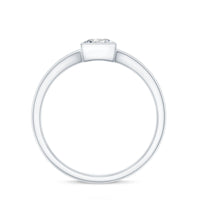 Certified Lab Grown Diamond 5 MM Solitaire Promise Ring
