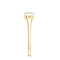 Certified Lab Grown Diamond 5 MM Solitaire Promise Ring