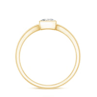 Certified Lab Grown Diamond 5 MM Solitaire Promise Ring