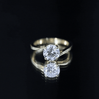 1 Carat Lab Grown Diamond Bypass Engagement Ring