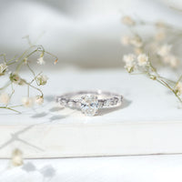 1.29 Carat Oval Cut Lab Diamond Solitaire Engagement Ring