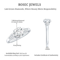 Brilliant Cut Lab Grown Diamond Trending Engagement Ring