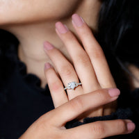 Certified 7mm Diamond Heart Solitaire Ring For Her