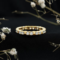 Lab Created Diamond Full Eternity Band Ring for Women