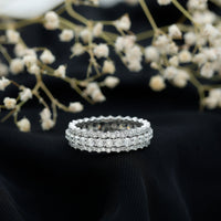 Certified Lab Grown Diamond Eternity Wedding Band for Her