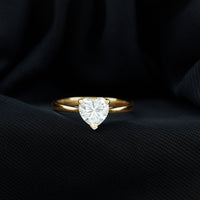 1 Carat Diamond Heart Ring For Women