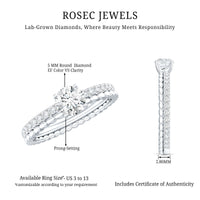 Lab Grown Diamond Bridal Engagement Ring